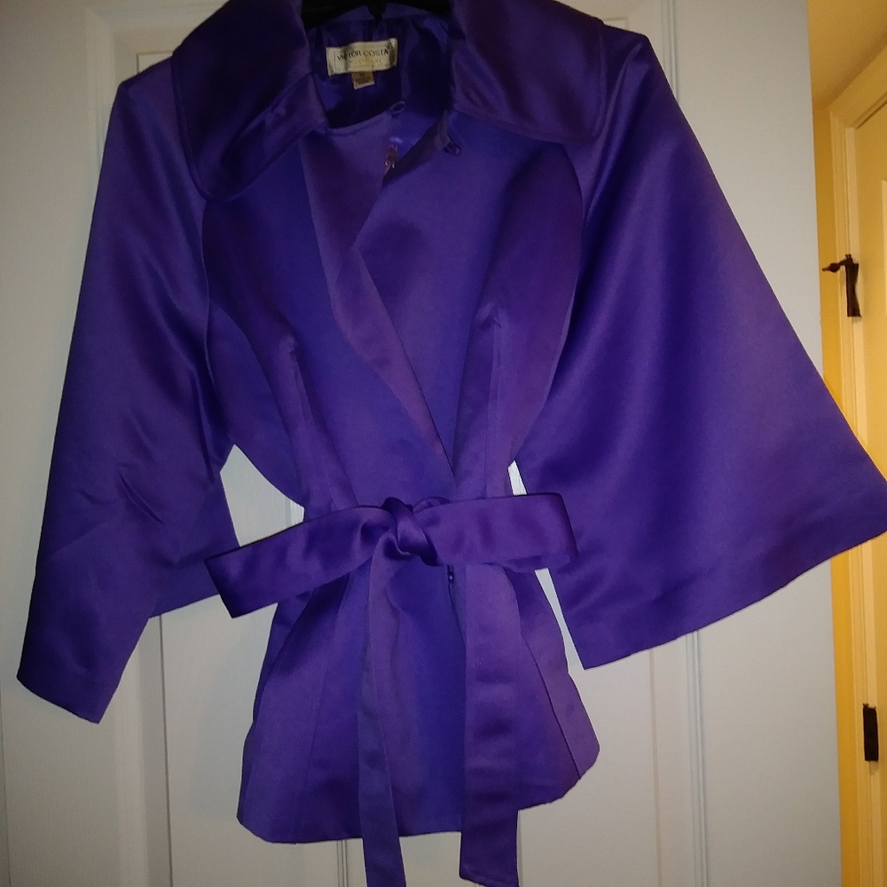 Satin dress jacket
